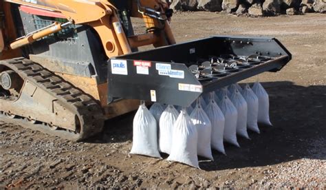 skid steer sandbagger|sand bagger skid steer.